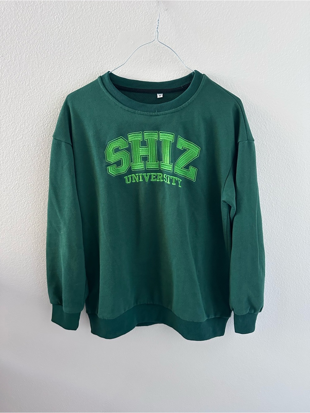 Shiz University embroidered sweatshirt